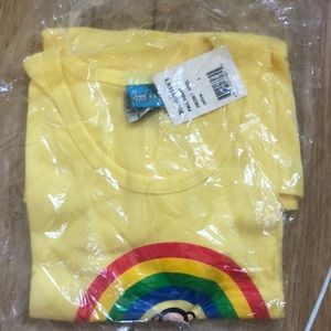 Brand new Paul Frank yellow rainbow T-shirt